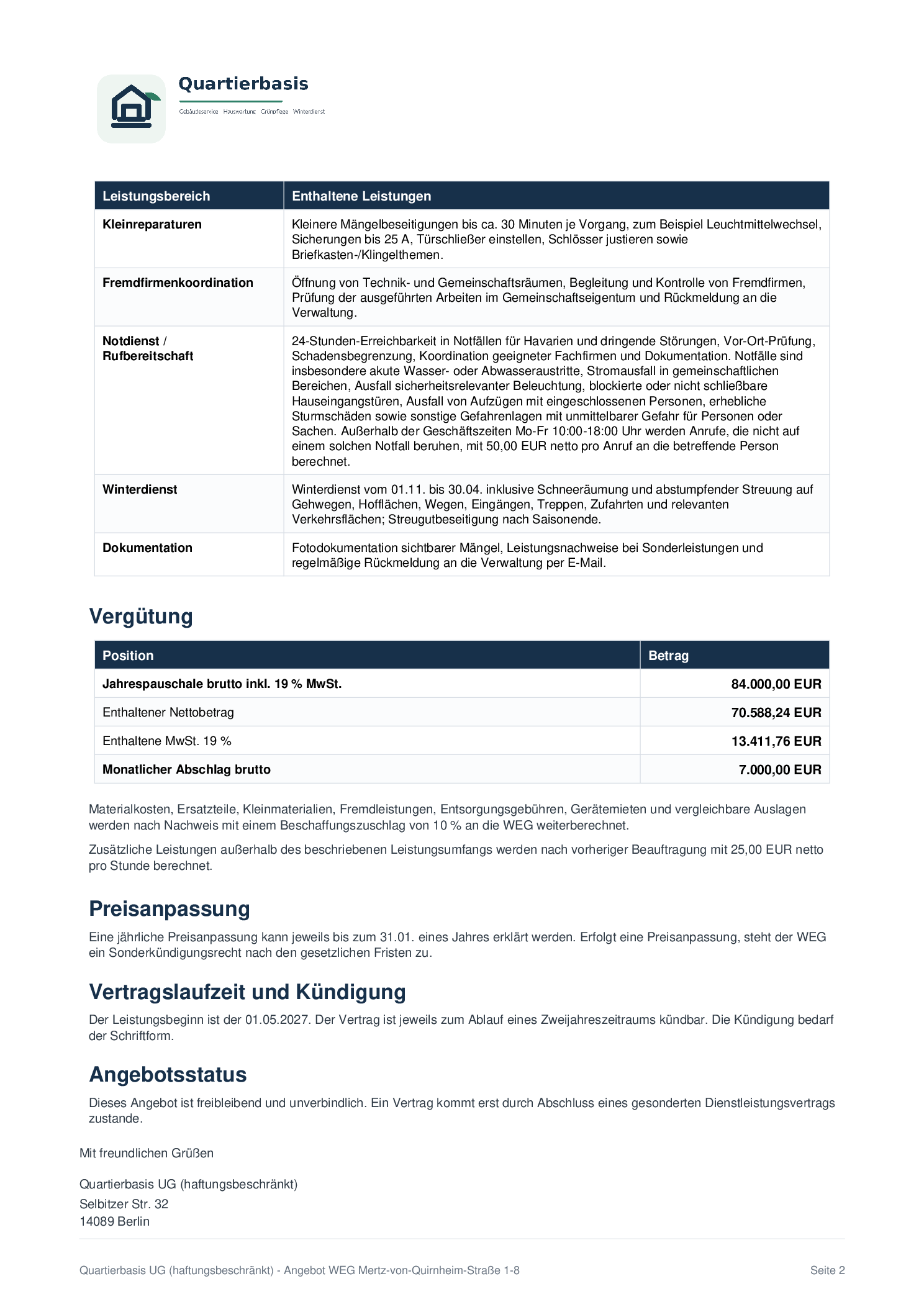 Angebot Quartierbasis, Seite 2 von 5